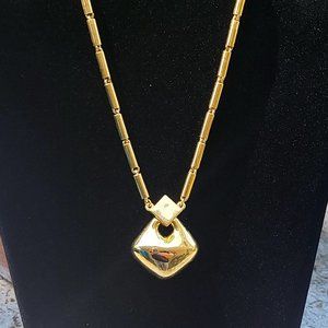 Castlecliff Vintage Modernist Abstract Pendant Necklace